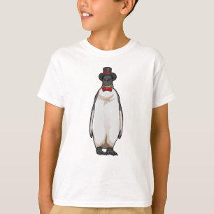 Camiseta Pingüino como Caballero con Gorra