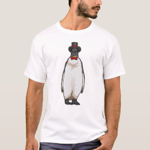 Camiseta Pingüino como Caballero con Gorra
