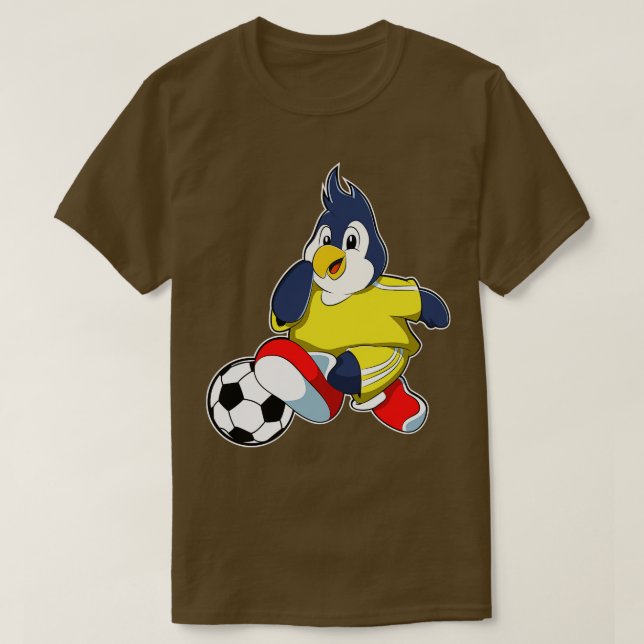 Camiseta Pingüino como jugador con bola 1 (Diseño del anverso)