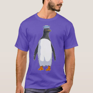 Camiseta Pingüino como marinero con Gorra
