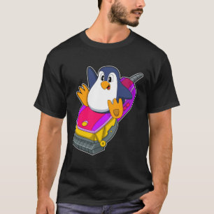 Camiseta Pingüino como peluquero con Razor