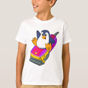 Camiseta Pingüino como peluquero con Razor