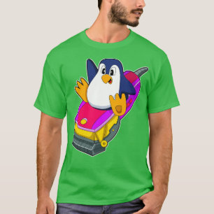 Camiseta Pingüino como peluquero con Razor