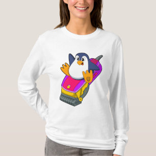 Camiseta Pingüino como peluquero con Razor