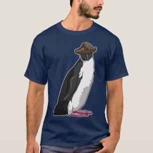 Camiseta Pingüino como pirata con Gorra