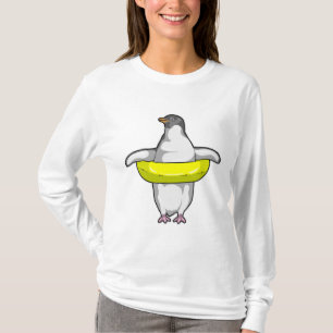 Camiseta Pingüino con anillo de natación