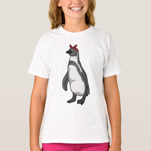 Camiseta Pingüino con Bandana (Anverso)