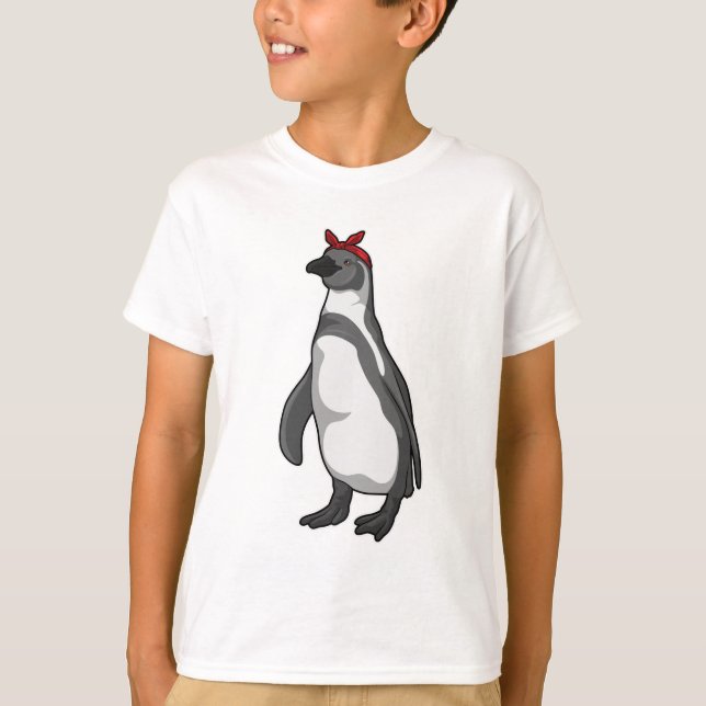 Camiseta Pingüino con Bandana (Anverso)