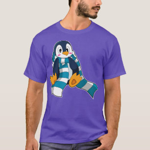 Camiseta Pingüino con bufanda