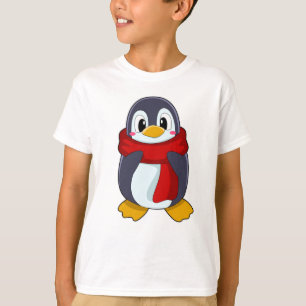 Camiseta Pingüino con bufanda