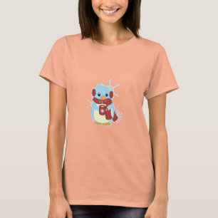 Camiseta Pingüino con cacao caliente