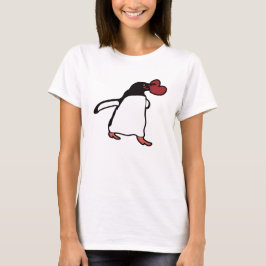 Camiseta Pingüino Con Corazón