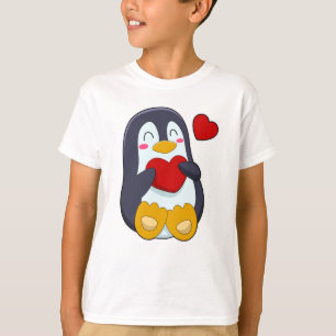Camiseta Pingüino con corazón