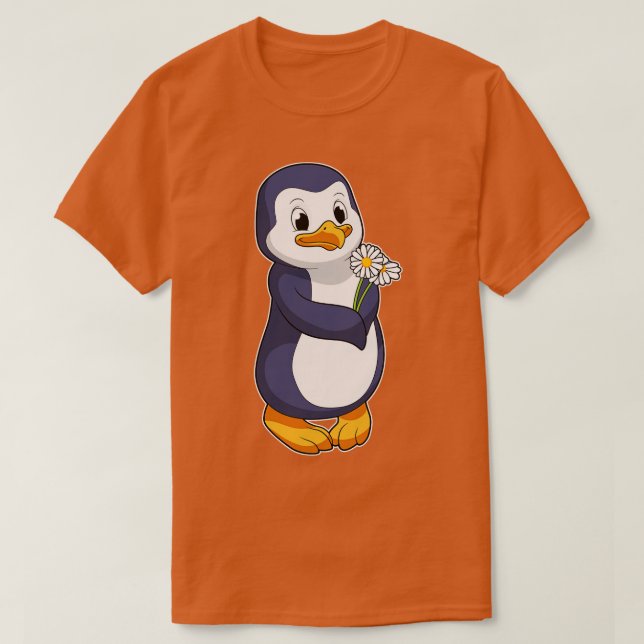 Camiseta Pingüino con Daisy (Diseño del anverso)