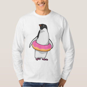 Camiseta Pingüino con Donut