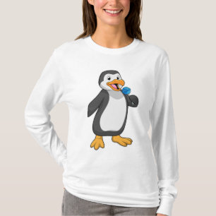 Camiseta Pingüino con dulces de Lollipop