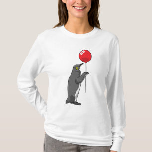 Camiseta Pingüino con globo