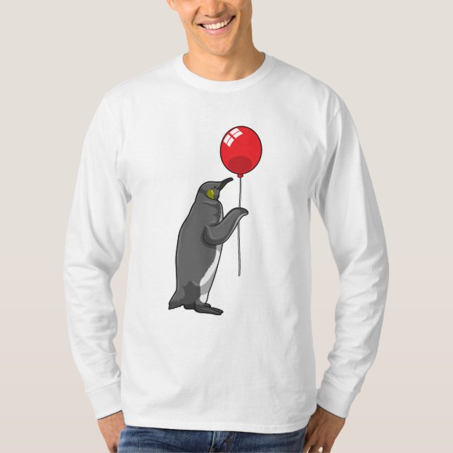 Camiseta Pingüino con globo (Anverso)
