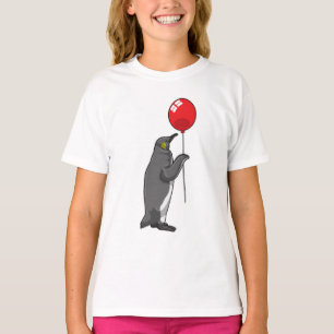 Camiseta Pingüino con globo