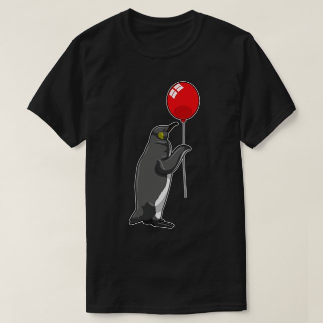 Camiseta Pingüino con globo (Diseño del anverso)