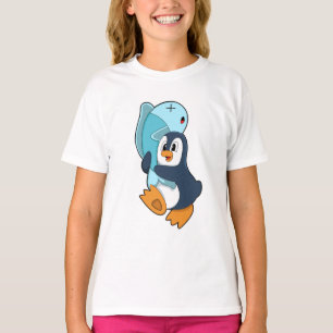 Camiseta Pingüino con pescado
