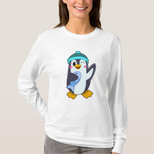 Camiseta Pingüino con pescado y Gorra