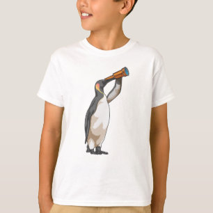 Camiseta Pingüino con telescopio
