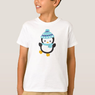 Camiseta Pingüino Cuto, Pingüino Bebé, Pingüino Con Cubiert