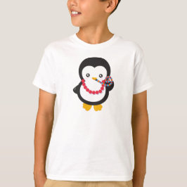Camiseta Pingüino Cuto, Pingüino Pequeño, Silbato Fiesta