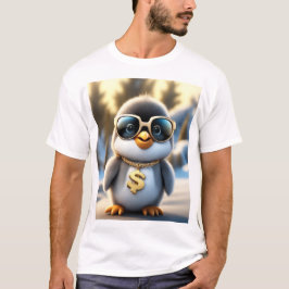 Camiseta Pingüino Cuto Y Guay Fluffy