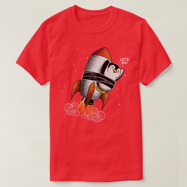 Camiseta Pingüino de alta velocidad salgamos por Tobe Fonse (Diseño del anverso)