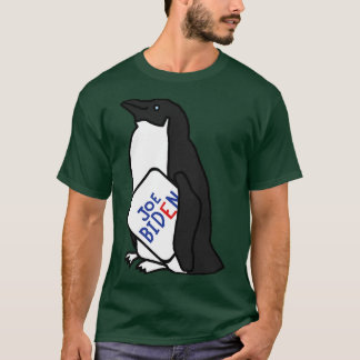Camiseta Pingüino de apoyo con Joe Rótulo