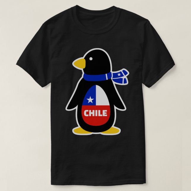Camiseta Pingüino de Chile (Diseño del anverso)