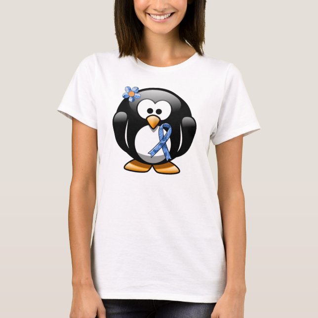 Camiseta Pingüino de Cinta Azul (Anverso)
