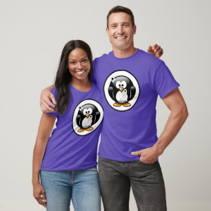 Camiseta Pingüino de cinta blanca