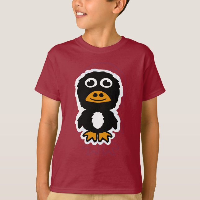 Camiseta Pingüino de Dibujos Animados (Anverso)