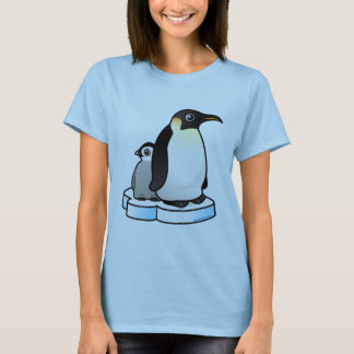 Camiseta Pingüino de emperador con el polluelo