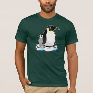 Camiseta Pingüino de emperador con el polluelo
