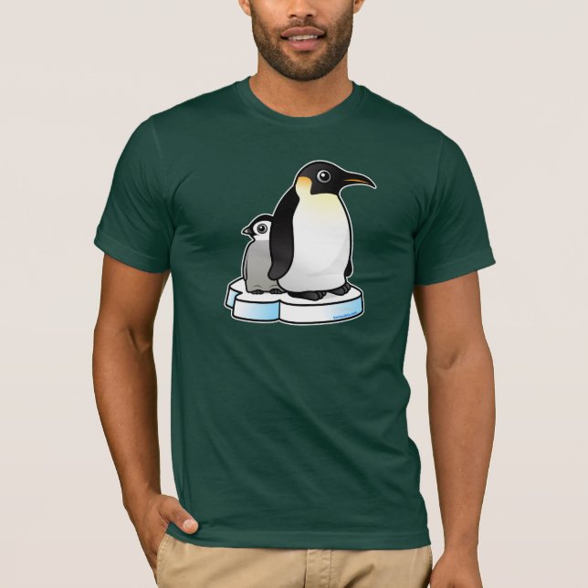 Camiseta Pingüino de emperador con el polluelo (Anverso)