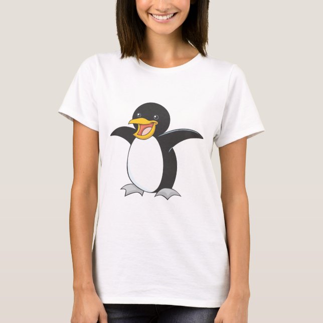 Camiseta Pingüino de emperador feliz (Anverso)