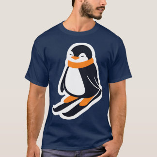 Camiseta Pingüino de esquí