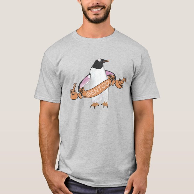 Camiseta Pingüino de Gentoo (Anverso)