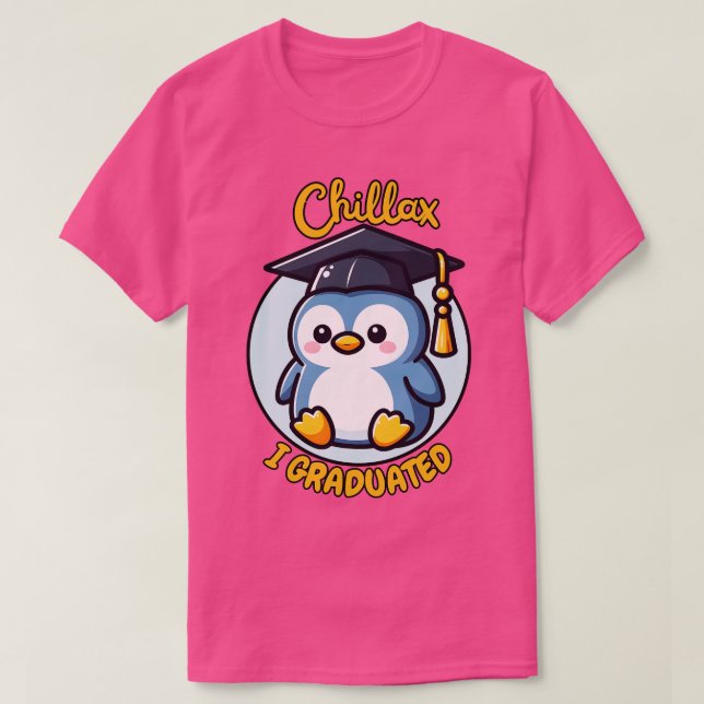 Camiseta Pingüino de graduación (Diseño del anverso)