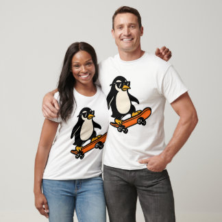 Camiseta Pingüino de Guay en Skateboard