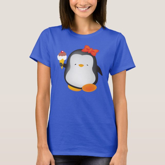 Camiseta Pingüino de helado (Anverso)