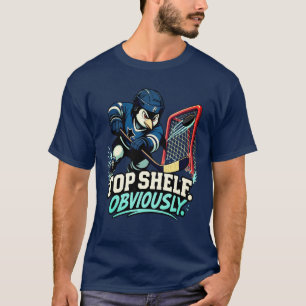 Camiseta Pingüino de Hockey Estante Superior