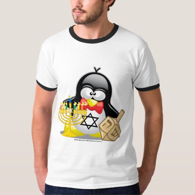 Camiseta Pingüino de Jánuca (Anverso)