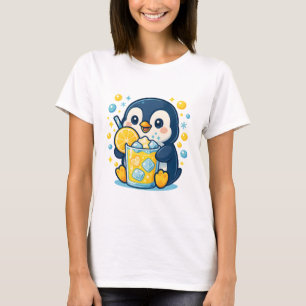 Camiseta Pingüino de Kawaii con Lemonade - Curso de verano