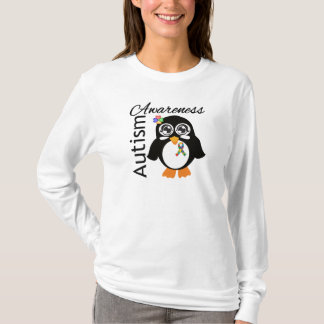 Camiseta Pingüino de la conciencia del autismo