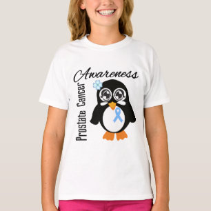 Camiseta Pingüino de la conciencia del cáncer de próstat